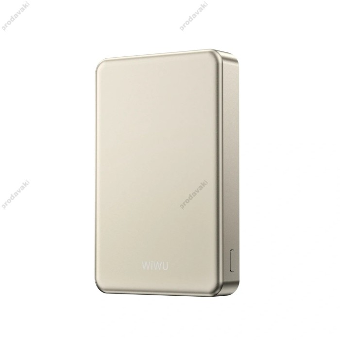 Повербанк портативний акумулятор Power Bank Wiwu P15-1 Magnetic MagSafe магнітний 10000 mAh Gold